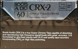 Compact Cassette Boots / Boots Audio CRX-2 60 Type II Chrome 1984 UK