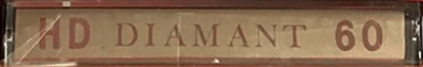 Compact Cassette Diamant HD 60 Type I Normal France
