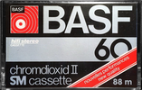 Compact Cassette BASF Chromdioxid II 60 Type II Chrome 1979 Europe
