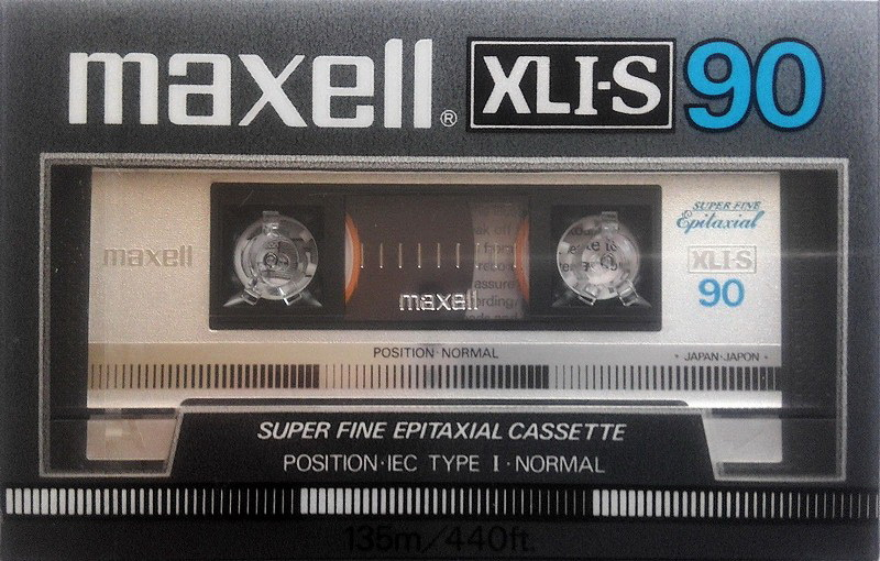 Compact Cassette Maxell XLI-S 90 Type I Normal 1984 USA