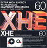 Compact Cassette Audio Magnetics XHE 60 Type I Normal 1972 USA