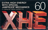 Compact Cassette Audio Magnetics XHE 60 Type I Normal 1972 USA