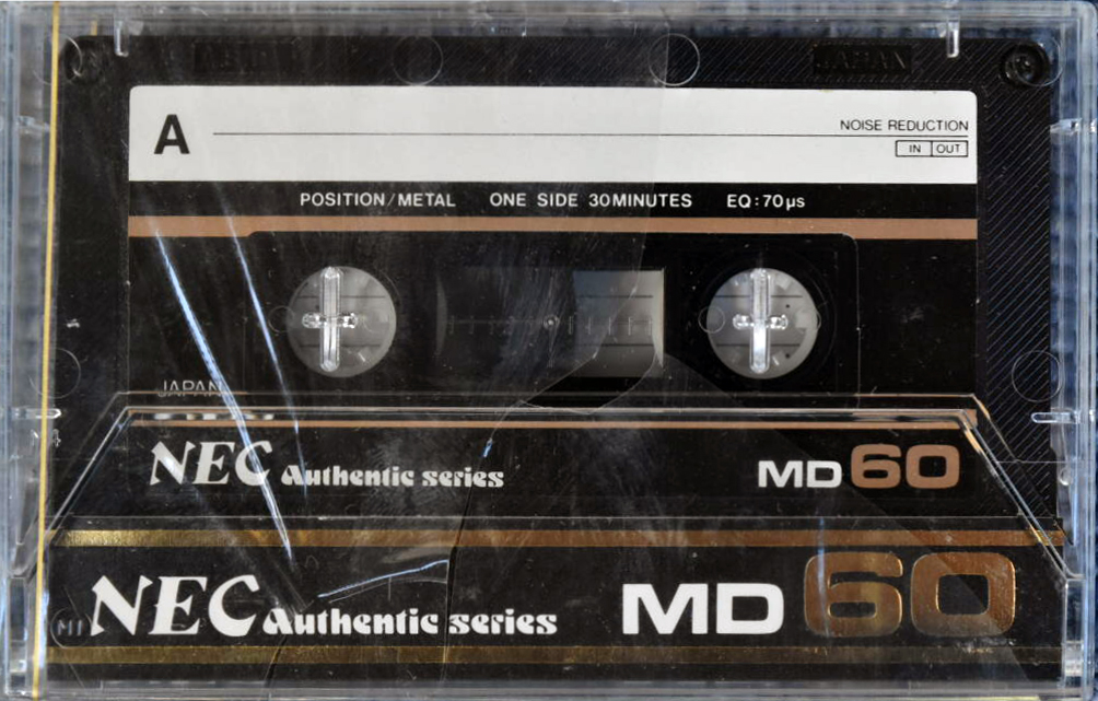 Compact Cassette NEC MD 60 Type IV Metal Japan