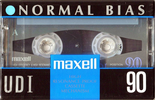 Compact Cassette Maxell UDI / UD1 90 Type I Normal 1992 Europe