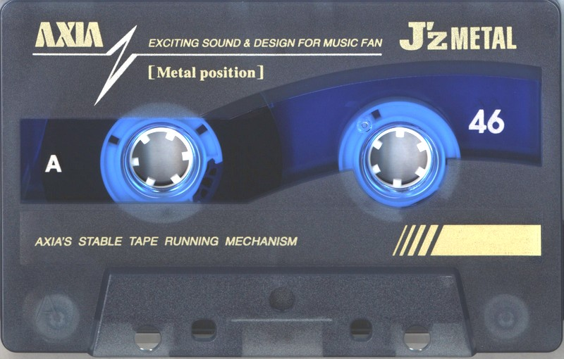 Compact Cassette AXIA J`z Metal 46 "JZMG 46" Type IV Metal 1997 Japan