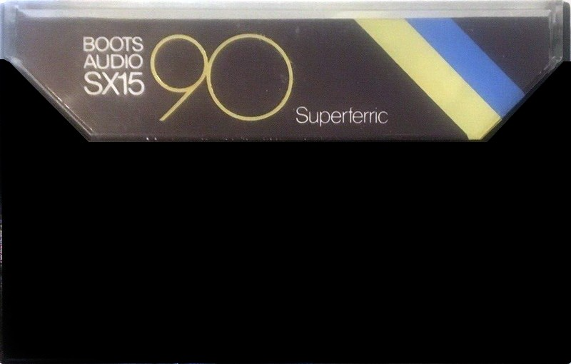 Compact Cassette Boots / Boots Audio SX15 90 Type I Normal 1982 UK