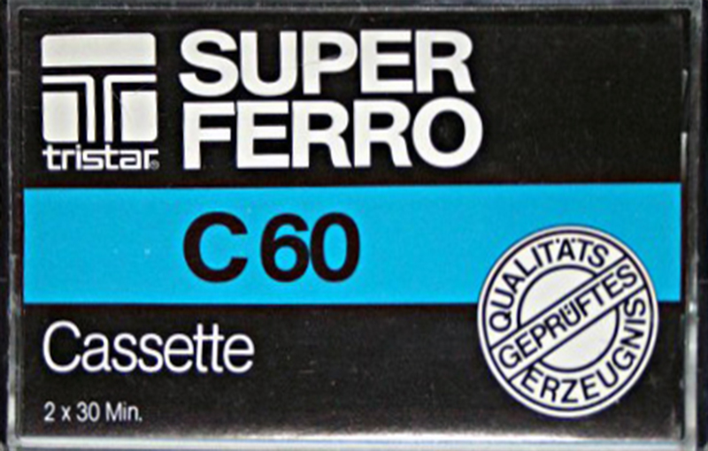 Compact Cassette Tristar 60 "Super Ferro" Type I Normal 1984 Germany