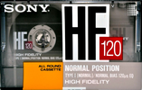 Compact Cassette Sony HF 120 Type I Normal 1989 Japan