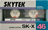 Compact Cassette Skytek SK-X 46 Type I Normal 1986 Japan