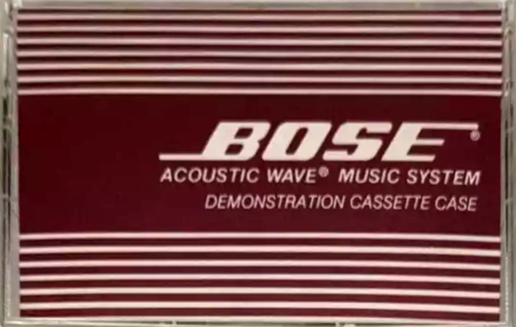 Compact Cassette Bose "Acoustic Wave Music System" Demonstration Tape 1990 USA