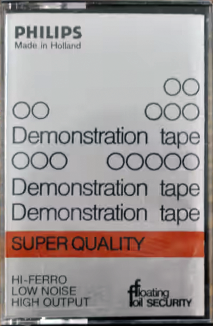 Compact Cassette Philips Super Quality Demonstration Tape 1976 Europe