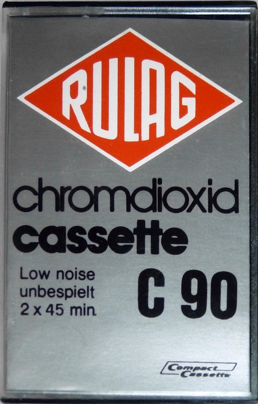 Compact Cassette Rulag 90 Type II Chrome 1978 Germany