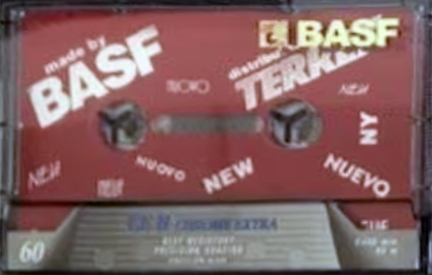 Compact Cassette BASF 60 "Terrex" Type II Chrome 1995 Germany