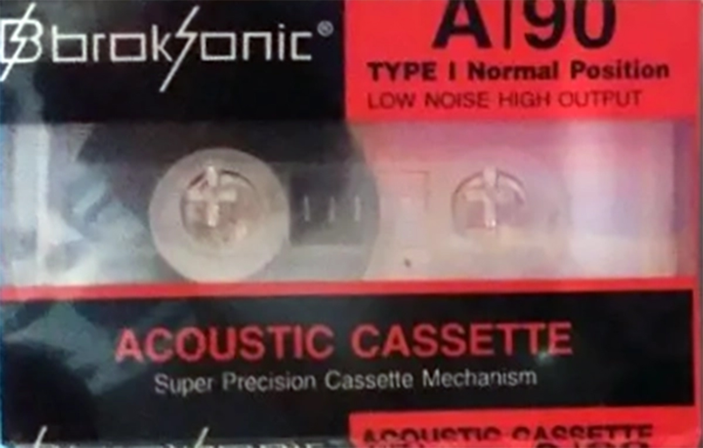 Compact Cassette Broksonic 90 "A" Type I Normal 1991 Unknown Country
