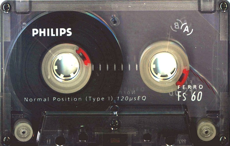 Compact Cassette Philips FS 60 Type I Normal 1990 Europe