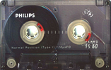 Compact Cassette Philips FS 60 Type I Normal 1990 Europe