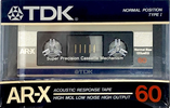 Compact Cassette TDK AR-X 60 Type I Normal 1985 Japan