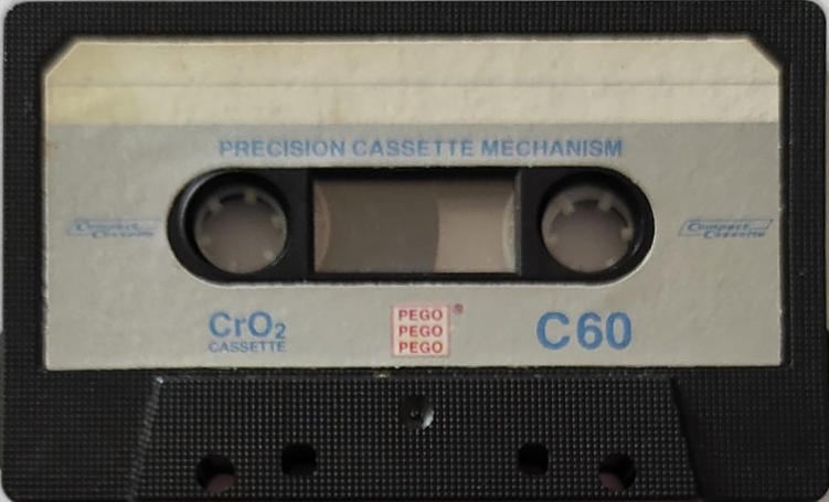 Compact Cassette Pego Magnetic 60 Type II Chrome 1988 Yugoslavia