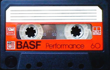 Compact Cassette BASF Performance I 60 Type I Normal 1980 USA