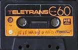 Compact Cassette Teletrans 60 "HE" Type I Normal Unknown Country