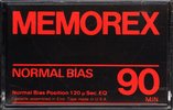 Compact Cassette Memorex 90 Type I Normal 1979 UK