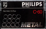 Compact Cassette Philips Metal 60 Type IV Metal 1978 Europe