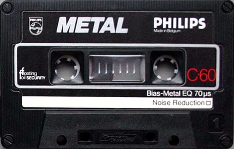 Compact Cassette Philips Metal 60 Type IV Metal 1978 Europe