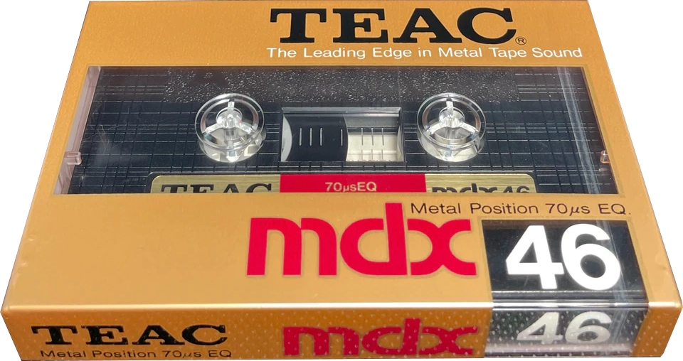 Compact Cassette Teac MDX 46 Type IV Metal 1984 USA