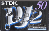 Compact Cassette TDK DJ2 Disc Jack 50 "DJ2-50EA" Type II Chrome 1997 Europe