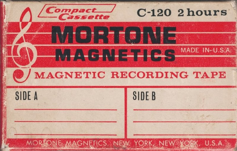 Compact Cassette Mortone Magnetics 120 Type I Normal USA