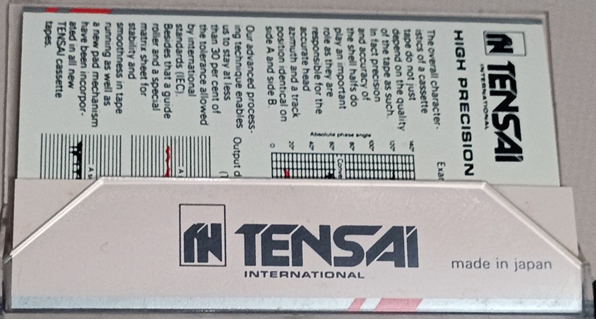 Compact Cassette Tensai TD C 3 90 Type II Chrome 1981 Europe
