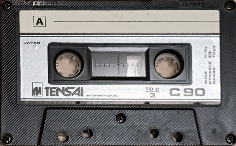Compact Cassette Tensai TD C 3 90 Type II Chrome 1981 Europe