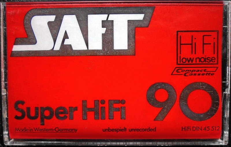 Compact Cassette Saft 90 Type I Normal 1981 Germany