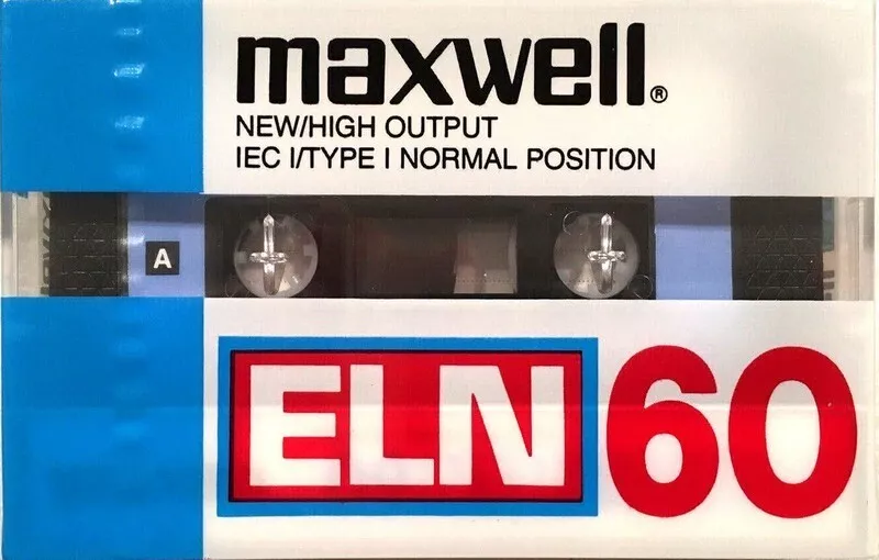 Compact Cassette Maxwell ELN 60 Type I Normal Singapore