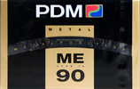 Compact Cassette PDM ME 90 Type IV Metal 1990 Europe