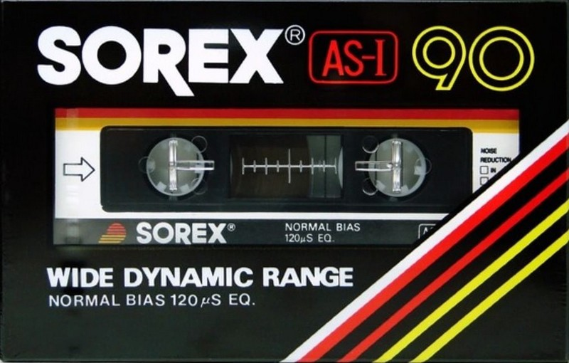 Compact Cassette Sorex AS-I 90 Type I Normal 1985 South Korea