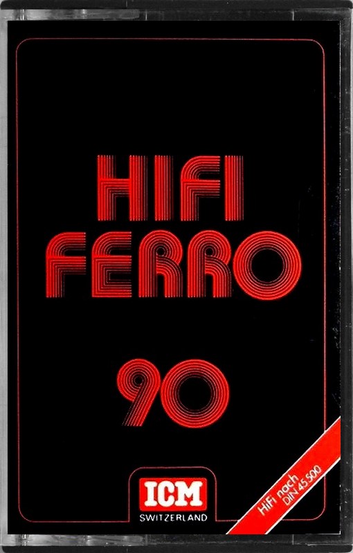 Compact Cassette ICM HIFI Ferro 90 Type I Normal 1978 Europe