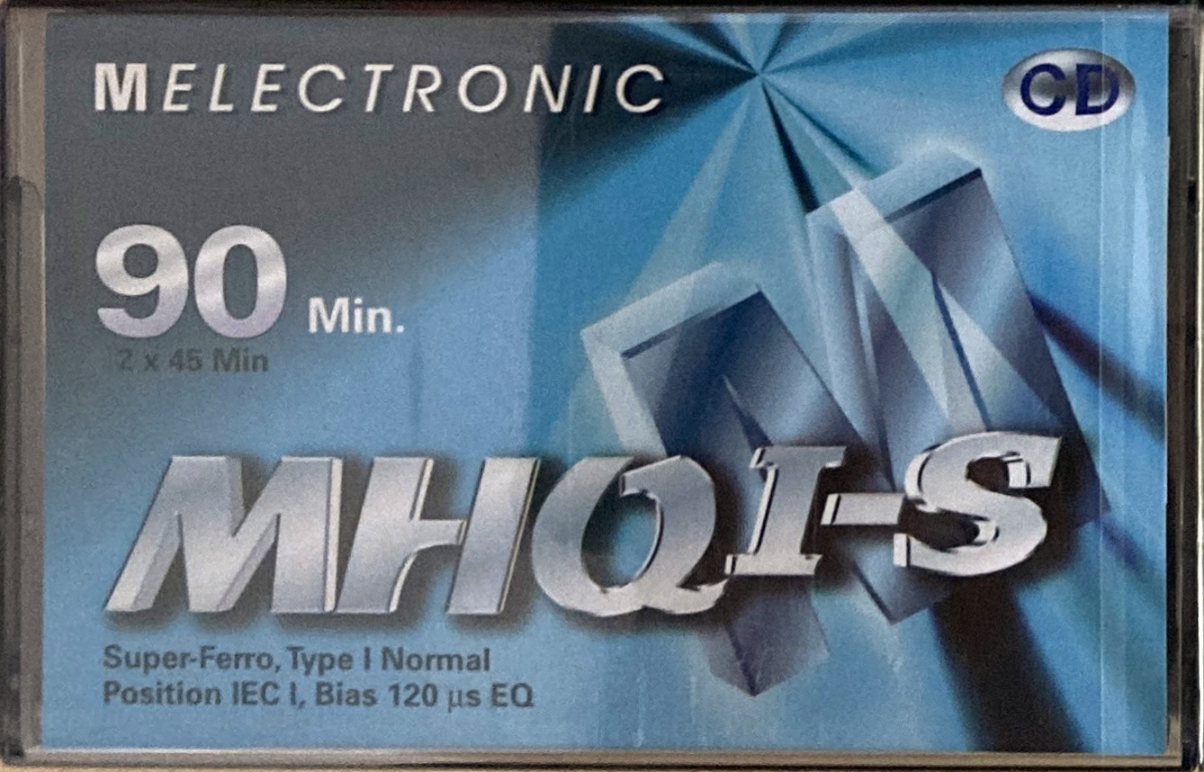 Compact Cassette Melectronic MHQ I-S 90 Type I Normal 1996 Switzerland