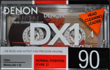 Compact Cassette Denon DX1 90 "DX1-90GE" Type I Normal 1992 North America