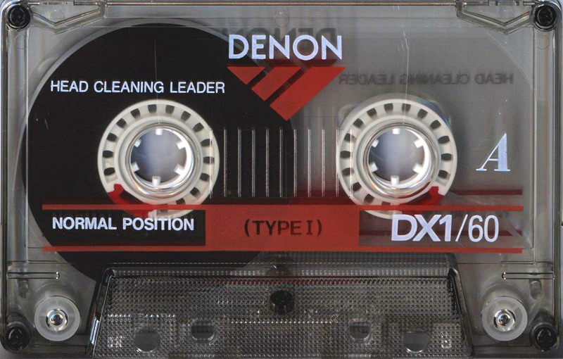 Compact Cassette Denon DX1 90 "DX1-90GE" Type I Normal 1992 North America
