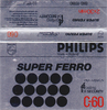 Compact Cassette Philips Super Ferro 60 Type I Normal 1978 Europe