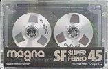 Compact Cassette Magna SF 45 Type I Normal 1985 Europe