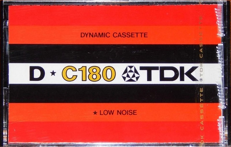 Compact Cassette TDK D 180 Type I Normal 1972 Europe, USA