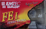 Compact Cassette Emtec FE I Ferro Extra 46 Type I Normal 1999 Europe