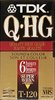 VHS, Video Home System TDK Q-HG 120 Type II Chrome North America
