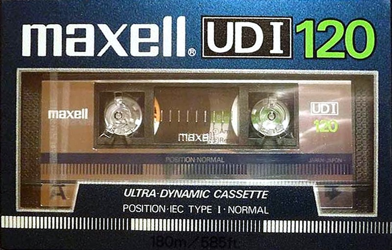 Compact Cassette Maxell UDI / UD1 120 Type I Normal 1985 Europe