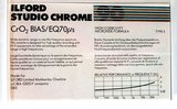 Compact Cassette Ilford 90 "Studio Chrome" Type II Chrome 1982 Europe