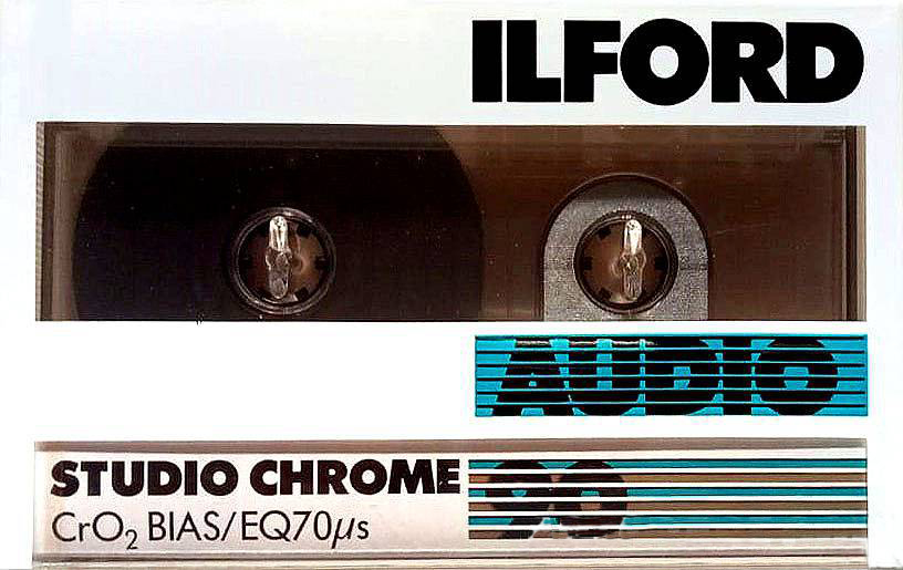 Compact Cassette Ilford 90 "Studio Chrome" Type II Chrome 1982 Europe