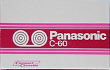 Compact Cassette Panasonic 60 Type I Normal 1969 USA