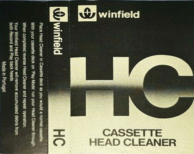 Compact Cassette Winfield "HC" Cleaning Cassette 1980 UK